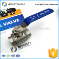 JKTL2B005 manufacture 2 piece float teflon ss316 one inch ball valve